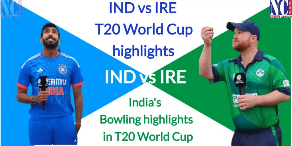 IND vs IRE T20 World Cup highlights