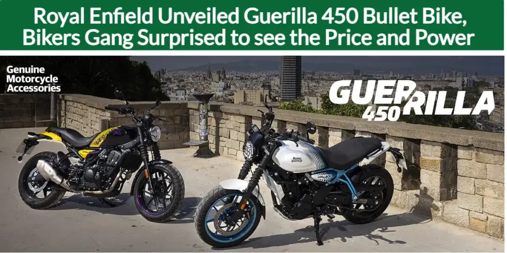Royal Enfield Unveiled Guerilla 450 Bullet Bike, Bikers Gang Surprised to see the Price and Power 1 Royal Enfield Unveiled Guerilla 450 Bullet Bike, Bikers Gang Surprised to see the Price and Power